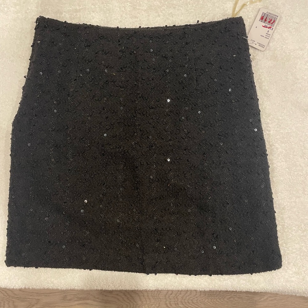 Forever 21 Black Sequin Mini Skirt